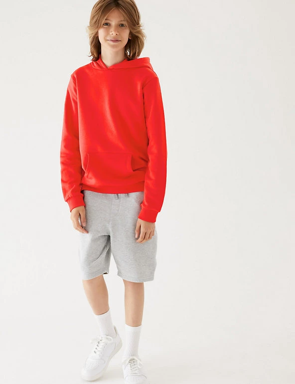 M&S Collection Jumpers Unisex Cotton Hooded Sweatshirt (2-18 Yrs) 20 M&S Collection Jumpers Unisex Cotton Hooded Sweatshirt (2-18 Yrs) - Image 18