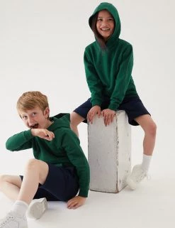 M&S Collection Jumpers Unisex Cotton Hooded Sweatshirt (2-18 Yrs) 67 M&S Collection Jumpers Unisex Cotton Hooded Sweatshirt (2-18 Yrs) -School Uniform Sales Store SD 04 T93 2276 EE X EC 0