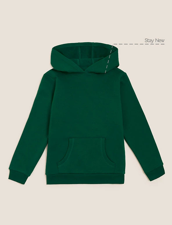 M&S Collection Jumpers Unisex Cotton Hooded Sweatshirt (2-18 Yrs) 34 M&S Collection Jumpers Unisex Cotton Hooded Sweatshirt (2-18 Yrs) - Image 32