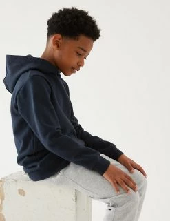 M&S Collection Jumpers Unisex Cotton Hooded Sweatshirt (2-18 Yrs) 40 M&S Collection Jumpers Unisex Cotton Hooded Sweatshirt (2-18 Yrs) -School Uniform Sales Store SD 04 T93 2276 F3 X EC 2