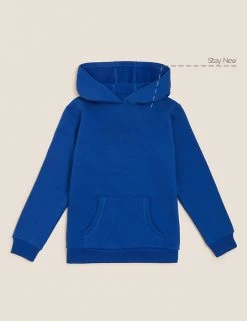 M&S Collection Jumpers Unisex Cotton Hooded Sweatshirt (2-18 Yrs) 63 M&S Collection Jumpers Unisex Cotton Hooded Sweatshirt (2-18 Yrs) -School Uniform Sales Store SD 04 T93 2276 RA X EC 90