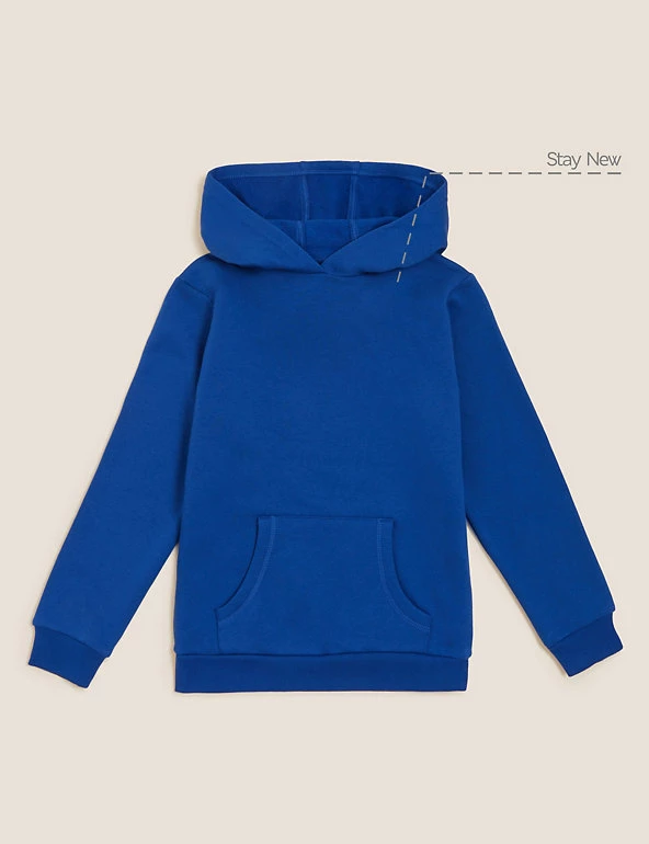 M&S Collection Jumpers Unisex Cotton Hooded Sweatshirt (2-18 Yrs) 29 M&S Collection Jumpers Unisex Cotton Hooded Sweatshirt (2-18 Yrs) - Image 27