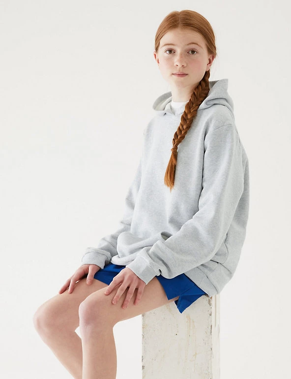 M&S Collection Jumpers Unisex Cotton Hooded Sweatshirt (2-18 Yrs) 15 M&S Collection Jumpers Unisex Cotton Hooded Sweatshirt (2-18 Yrs) - Image 13