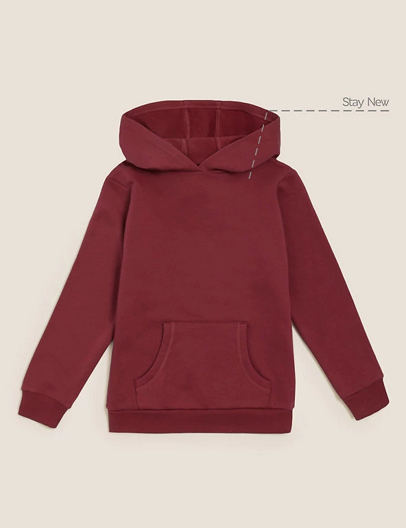 M&S Collection Jumpers Unisex Cotton Hooded Sweatshirt (2-18 Yrs) 24 M&S Collection Jumpers Unisex Cotton Hooded Sweatshirt (2-18 Yrs) - Image 22