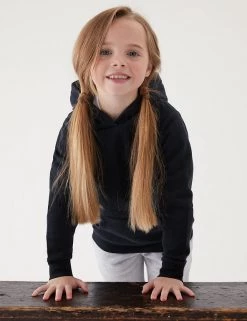 M&S Collection Jumpers Unisex Cotton Hooded Sweatshirt (2-18 Yrs) 44 M&S Collection Jumpers Unisex Cotton Hooded Sweatshirt (2-18 Yrs) -School Uniform Sales Store SD 04 T93 2276 Y0 X EC 1