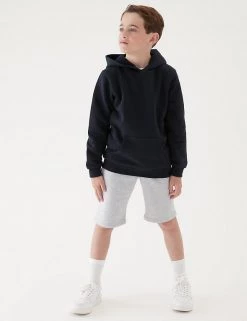 M&S Collection Jumpers Unisex Cotton Hooded Sweatshirt (2-18 Yrs) 45 M&S Collection Jumpers Unisex Cotton Hooded Sweatshirt (2-18 Yrs) -School Uniform Sales Store SD 04 T93 2276 Y0 X EC 2