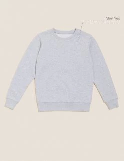 M&S Collection Jumpers School Unisex Cotton Regular Fit Sweatshirt (2-16 Yrs) -School Uniform Sales Store SD 04 T93 2278 UT X EC 90