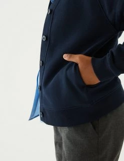 M&S Collection Cardigans Girls' Cotton Regular Fit School Cardigan (2-16 Yrs) 72 M&S Collection Cardigans Girls' Cotton Regular Fit School Cardigan (2-16 Yrs) -School Uniform Sales Store SD 04 T93 2279 F3 X EC 1
