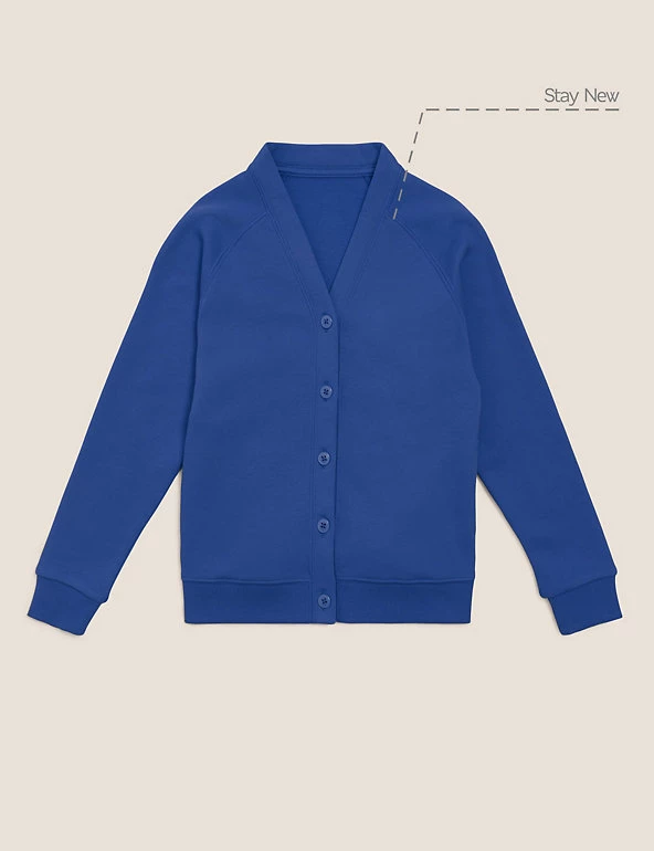 M&S Collection Cardigans Girls' Cotton Regular Fit School Cardigan (2-16 Yrs) 32 M&S Collection Cardigans Girls' Cotton Regular Fit School Cardigan (2-16 Yrs) - Image 30