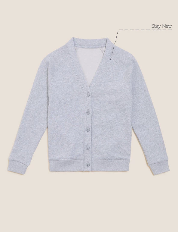 M&S Collection Cardigans Girls' Cotton Regular Fit School Cardigan (2-16 Yrs) 16 M&S Collection Cardigans Girls' Cotton Regular Fit School Cardigan (2-16 Yrs) - Image 14