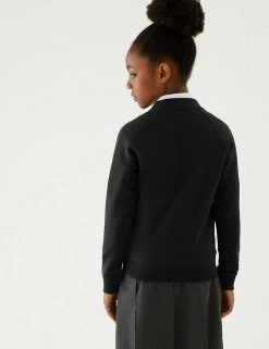 M&S Collection Cardigans Girls' Cotton Regular Fit School Cardigan (2-16 Yrs) 49 M&S Collection Cardigans Girls' Cotton Regular Fit School Cardigan (2-16 Yrs) -School Uniform Sales Store SD 04 T93 2279 Y0 X EC 2