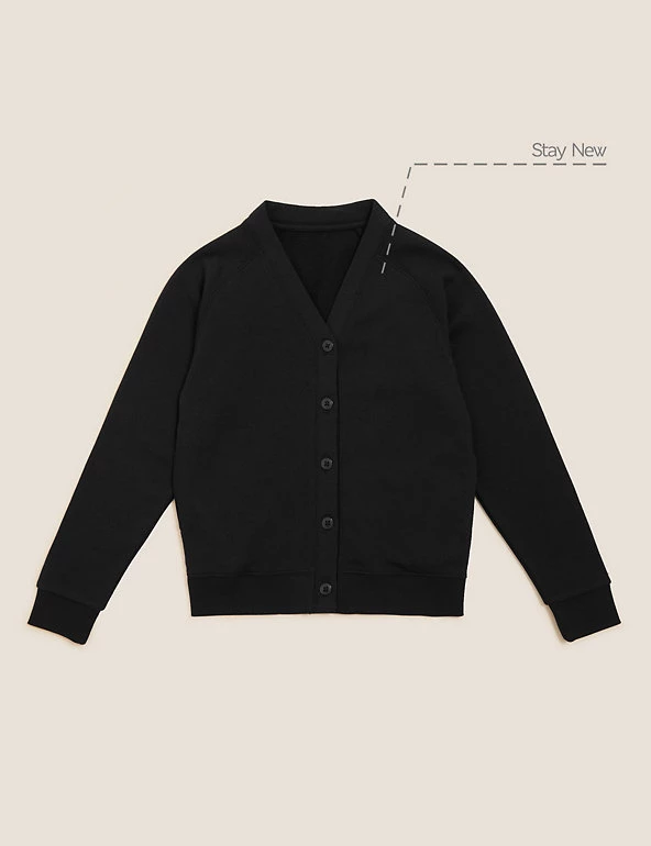 M&S Collection Cardigans Girls' Cotton Regular Fit School Cardigan (2-16 Yrs) 12 M&S Collection Cardigans Girls' Cotton Regular Fit School Cardigan (2-16 Yrs) - Image 10