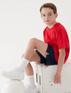 M&S Collection PE Kit Unisex Pure Cotton T-Shirt (2-16 Yrs) -School Uniform Sales Store SD 04 T93 2760 B0 X EC 1