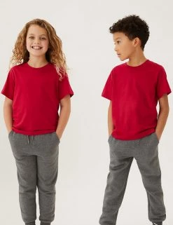 M&S Collection PE Kit Unisex Pure Cotton T-Shirt (2-16 Yrs) -School Uniform Sales Store SD 04 T93 2760 B3 X EC 0