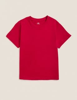 M&S Collection PE Kit Unisex Pure Cotton T-Shirt (2-16 Yrs) -School Uniform Sales Store SD 04 T93 2760 B3 X EC 90