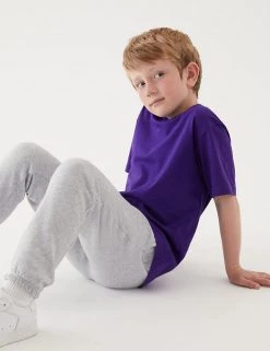 M&S Collection PE Kit Unisex Pure Cotton T-Shirt (2-16 Yrs) -School Uniform Sales Store SD 04 T93 2760 D0 X EC 2
