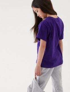 M&S Collection PE Kit Unisex Pure Cotton T-Shirt (2-16 Yrs) -School Uniform Sales Store SD 04 T93 2760 D0 X EC 3