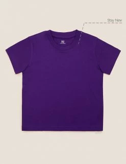 M&S Collection PE Kit Unisex Pure Cotton T-Shirt (2-16 Yrs) -School Uniform Sales Store SD 04 T93 2760 D0 X EC 90