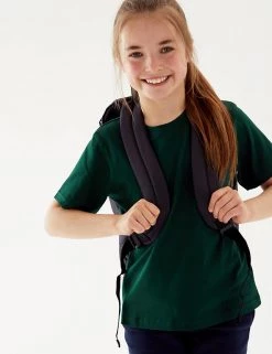 M&S Collection PE Kit Unisex Pure Cotton T-Shirt (2-16 Yrs) -School Uniform Sales Store SD 04 T93 2760 EE X EC 1