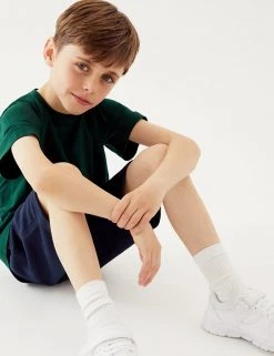 M&S Collection PE Kit Unisex Pure Cotton T-Shirt (2-16 Yrs) -School Uniform Sales Store SD 04 T93 2760 EE X EC 3
