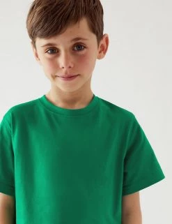 M&S Collection PE Kit Unisex Pure Cotton T-Shirt (2-16 Yrs) -School Uniform Sales Store SD 04 T93 2760 KF X EC 2