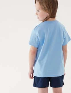 M&S Collection PE Kit Unisex Pure Cotton T-Shirt (2-16 Yrs) -School Uniform Sales Store SD 04 T93 2760 QE X EC 3