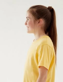 M&S Collection PE Kit Unisex Pure Cotton T-Shirt (2-16 Yrs) -School Uniform Sales Store SD 04 T93 2760 R0 X EC 1