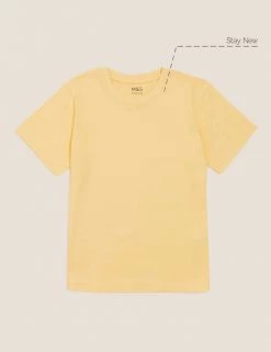 M&S Collection PE Kit Unisex Pure Cotton T-Shirt (2-16 Yrs) -School Uniform Sales Store SD 04 T93 2760 R0 X EC 90