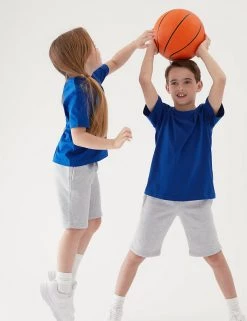 M&S Collection PE Kit Unisex Pure Cotton T-Shirt (2-16 Yrs) -School Uniform Sales Store SD 04 T93 2760 RA X EC 0