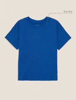 M&S Collection PE Kit Unisex Pure Cotton T-Shirt (2-16 Yrs) -School Uniform Sales Store SD 04 T93 2760 RA X EC 90
