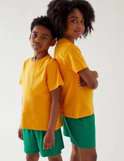 M&S Collection PE Kit Unisex Pure Cotton T-Shirt (2-16 Yrs) -School Uniform Sales Store SD 04 T93 2760 S0 X EC 0