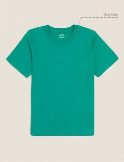 M&S Collection PE Kit Unisex Pure Cotton T-Shirt (2-16 Yrs) -School Uniform Sales Store SD 04 T93 2760 XS X EC 90