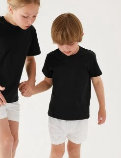 M&S Collection PE Kit Unisex Pure Cotton T-Shirt (2-16 Yrs) -School Uniform Sales Store SD 04 T93 2760 Y0 X EC 0