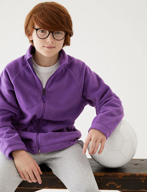 M&S Collection Jumpers Unisex Zip Fleece (2-16 Yrs) 34 M&S Collection Jumpers Unisex Zip Fleece (2-16 Yrs) - Image 32