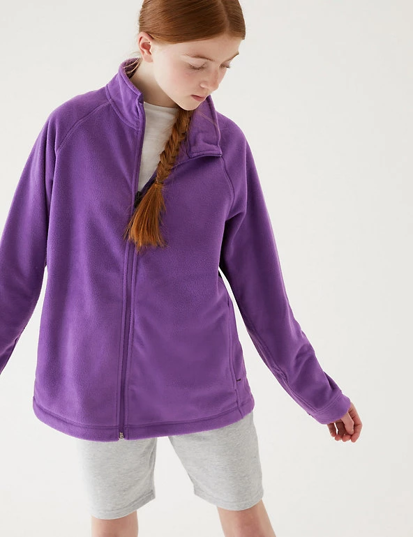 M&S Collection Jumpers Unisex Zip Fleece (2-16 Yrs) 35 M&S Collection Jumpers Unisex Zip Fleece (2-16 Yrs) - Image 33