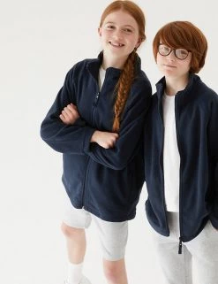 M&S Collection Jumpers Unisex Zip Fleece (2-16 Yrs) 94 M&S Collection Jumpers Unisex Zip Fleece (2-16 Yrs) -School Uniform Sales Store SD 04 T93 4311 F0 X EC 0