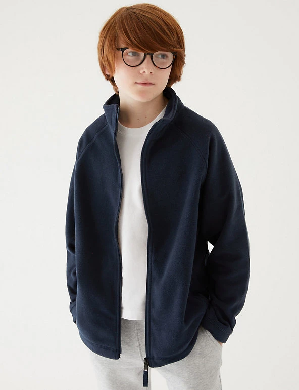 M&S Collection Jumpers Unisex Zip Fleece (2-16 Yrs) 45 M&S Collection Jumpers Unisex Zip Fleece (2-16 Yrs) - Image 43