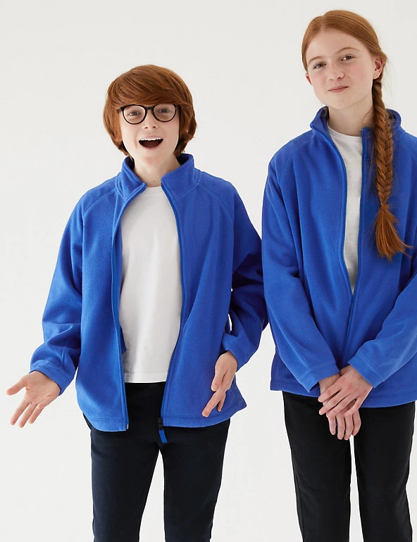 M&S Collection Jumpers Unisex Zip Fleece (2-16 Yrs) 38 M&S Collection Jumpers Unisex Zip Fleece (2-16 Yrs) - Image 36