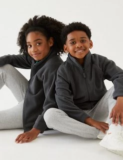 M&S Collection Jumpers Unisex Zip Fleece (2-16 Yrs) 76 M&S Collection Jumpers Unisex Zip Fleece (2-16 Yrs) -School Uniform Sales Store SD 04 T93 4311 T3 X EC 0