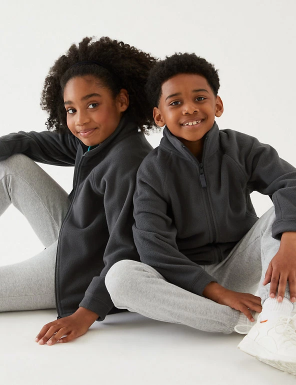 M&S Collection Jumpers Unisex Zip Fleece (2-16 Yrs) 25 M&S Collection Jumpers Unisex Zip Fleece (2-16 Yrs) - Image 23