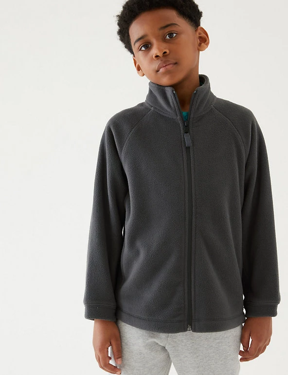 M&S Collection Jumpers Unisex Zip Fleece (2-16 Yrs) 28 M&S Collection Jumpers Unisex Zip Fleece (2-16 Yrs) - Image 26