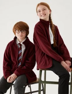 M&S Collection Jumpers Unisex Zip Fleece (2-16 Yrs) 59 M&S Collection Jumpers Unisex Zip Fleece (2-16 Yrs) -School Uniform Sales Store SD 04 T93 4311 XM X EC 0