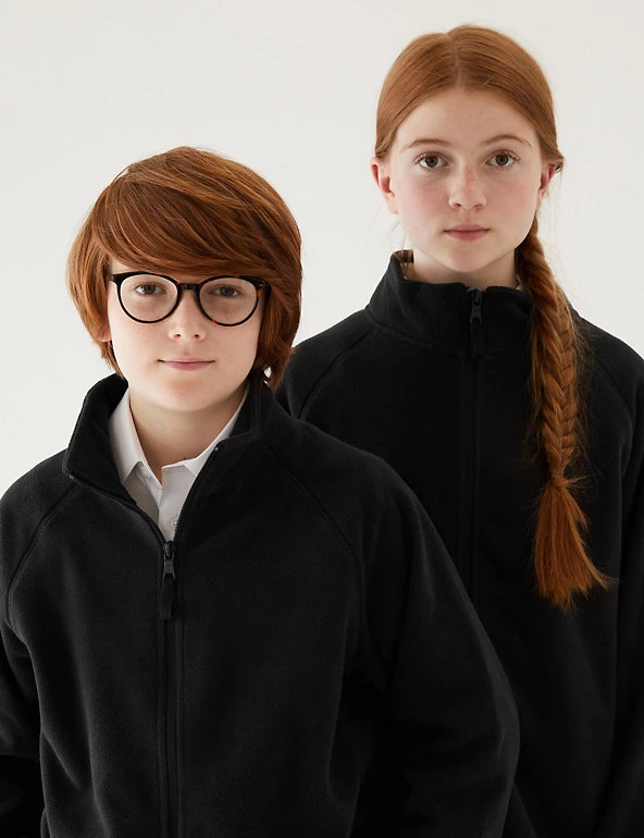 M&S Collection Jumpers Unisex Zip Fleece (2-16 Yrs) 14 M&S Collection Jumpers Unisex Zip Fleece (2-16 Yrs) - Image 12
