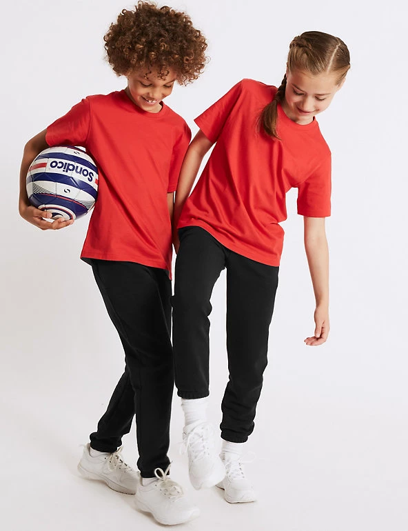 M&S Collection Unisex Cotton Joggers (2-7 Yrs) 3 M&S Collection Unisex Cotton Joggers (2-7 Yrs)