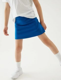 M&S Collection Shorts Girls' Cotton With Stretch Sports Skorts (2-16 Yrs) -School Uniform Sales Store SD 04 T93 5252 RA X EC 2