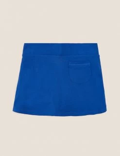 M&S Collection Shorts Girls' Cotton With Stretch Sports Skorts (2-16 Yrs) -School Uniform Sales Store SD 04 T93 5252 RA X EC 90