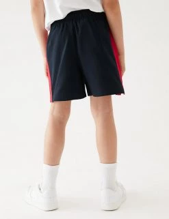 M&S Collection Unisex Pure Cotton Sports Shorts (2-16 Yrs) -School Uniform Sales Store SD 04 T93 5254 B4 X EC 4