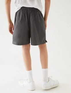 M&S Collection Unisex Pure Cotton Sports Shorts (2-16 Yrs) -School Uniform Sales Store SD 04 T93 5254 T3 X EC 4