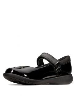 CLARKS Kids' Leather Mary Jane School Shoes (Kid 10-2.5) -School Uniform Sales Store SD 08 T94 3113P Y1 X EC 3