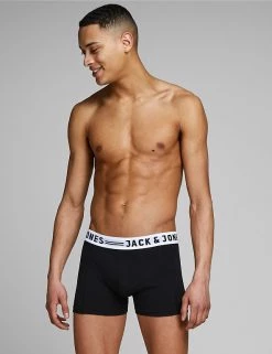 JACK & JONES Men's Trunks 3pk Cotton Rich Trunks 10 JACK & JONES Men's Trunks 3pk Cotton Rich Trunks -School Uniform Sales Store SD 10 T18 1278 T4 X EC 3